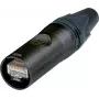 Conector RJ45 etherCON CAT6 A Neutrik, recto polos: 8P8C NE8MX6-B negro NE8MX6-B 1 ud. (NE8MX6-B)