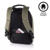 Mochila casual XD-Design Bobby Hero Small verde de piel PU