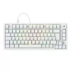 Sharkoon SGK25 75% QWERTZ USB Teclado con cable RGB LED blanco