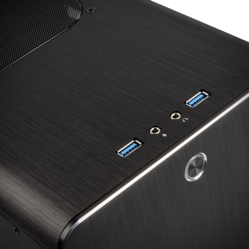 Caja RAIJINTEK METIS PLUS ALS Mini-ITX - negra - Caja - Mini-ITX