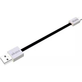 Cable USB Akasa 0,15m USB 2.0 A/Micro-B