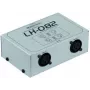 Aislador de línea estéreo rack 19 pulgadas Omnitronic LH-082 de 2 canales