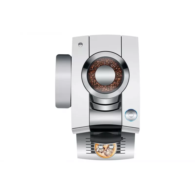 Cafetera superautomática JURA Z10 (EB) — depósito de agua de 2,4 L, molinillo integrado, 1450 W, aluminio/blanco