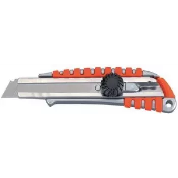 Cúter MAUL Professional Plus, 18 mm, zona de agarre engomada hoja de acero inoxidable (77618-09)