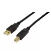 Cable USB LogiLink UA0264 USB 2.0 10 m USB A USB B negro