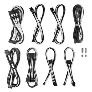 Set CableMod Dual StealthSense para Corsair RMi/RMx blanco 16 pines (2× cables)