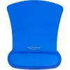 Alfombrilla de ratón ergonómica Delock con reposamuñecas azul 255 x 207 mm (12699)