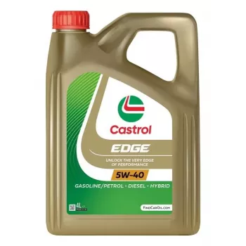 Aceite de motor Castrol EDGE 5W-40 Titanium, aceite de motor sintético, 4 l, viscosidad 5W-40