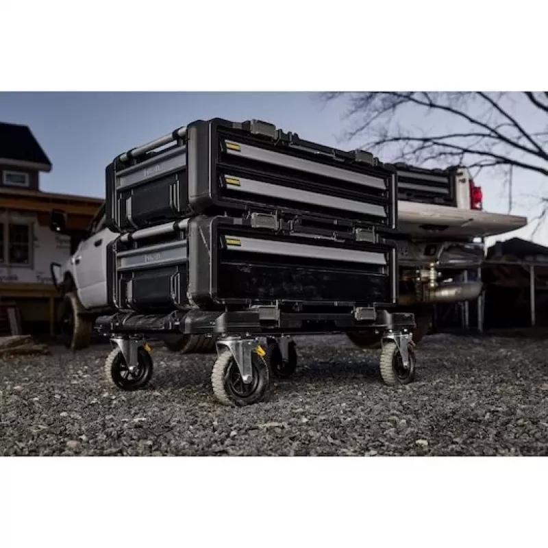 Caja de herramientas DeWalt DWST08520-1 metal-plástico, negro y amarillo