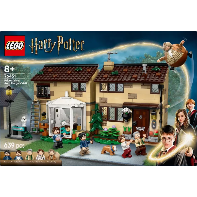 LEGO HARRY POTTER 76451 Privet Drive: La visita de la tía Marge