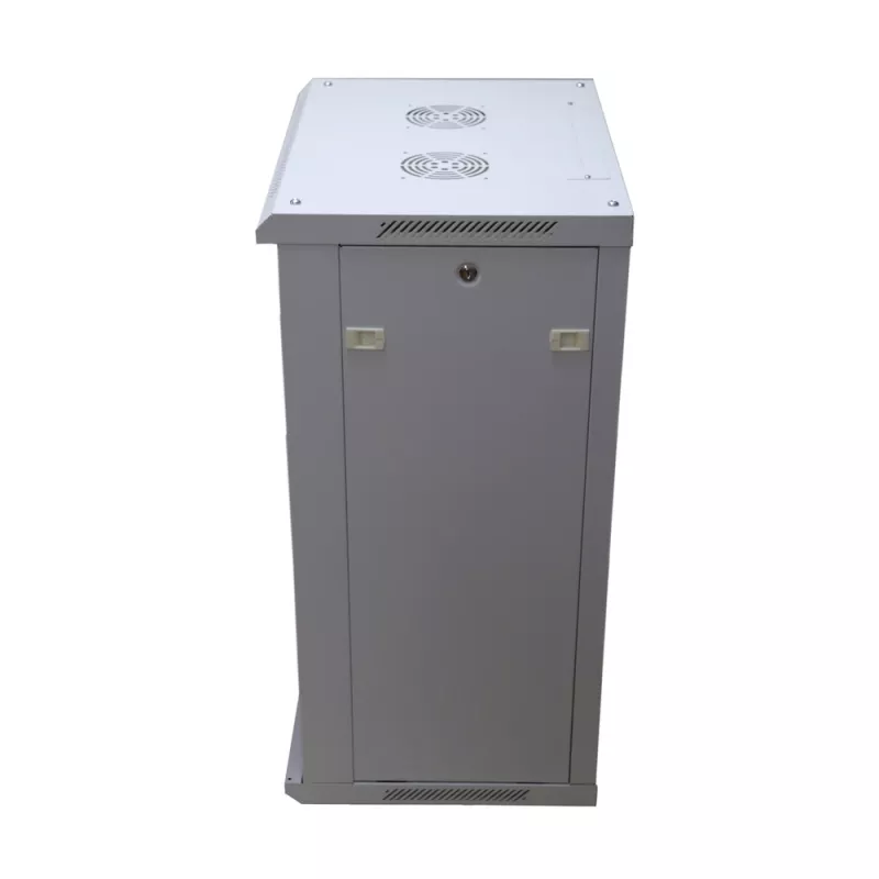Armario de pared Extralink carcasa rackmount 18U 600x600 gris cerradura con llave