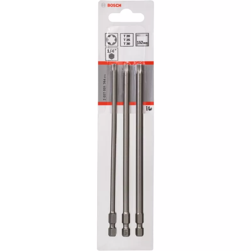 Punta de destornillador extra dura para acero inoxidable, madera blanda 3 piezas Torx T20, T25, T30 hexágono interior