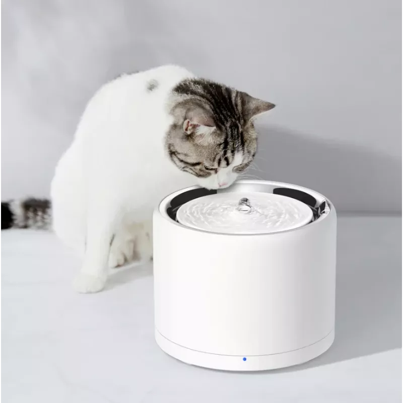 PETKIT Eversweet 3 Pro UVC fuente inteligente para mascotas, inalámbrica, 1,35 l, acero inoxidable, blanca