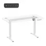 Escritorio con regulación eléctrica de altura ergo office ER-400 W — altura máx. 1160 mm, carga máx. 80 kg