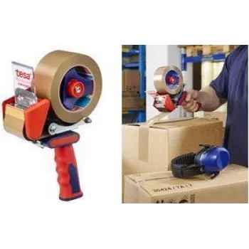 Dispensador manual de cinta Tesa Low Noise para cinta de PET reciclada (06500-00000-00)