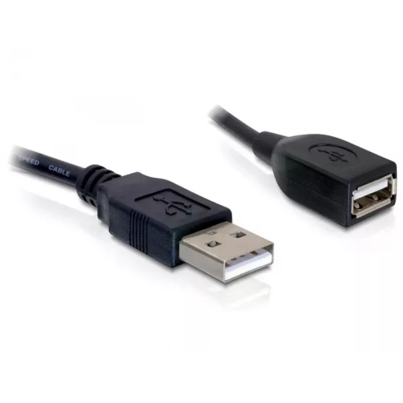 Cable alargador USB 2.0 DeLOCK 82457 0,15 m negro