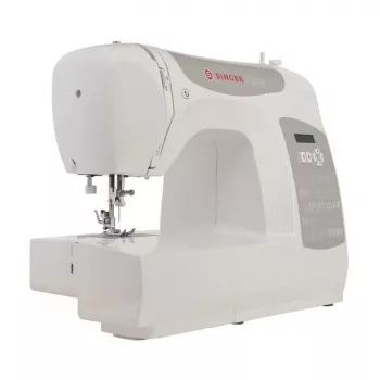 Máquina de coser computarizada SINGER C5205 Eléctrica Gris Blanco 1 paso
