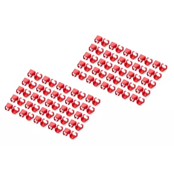 Clip de codificación por colores Digitus A-CC-R rojo