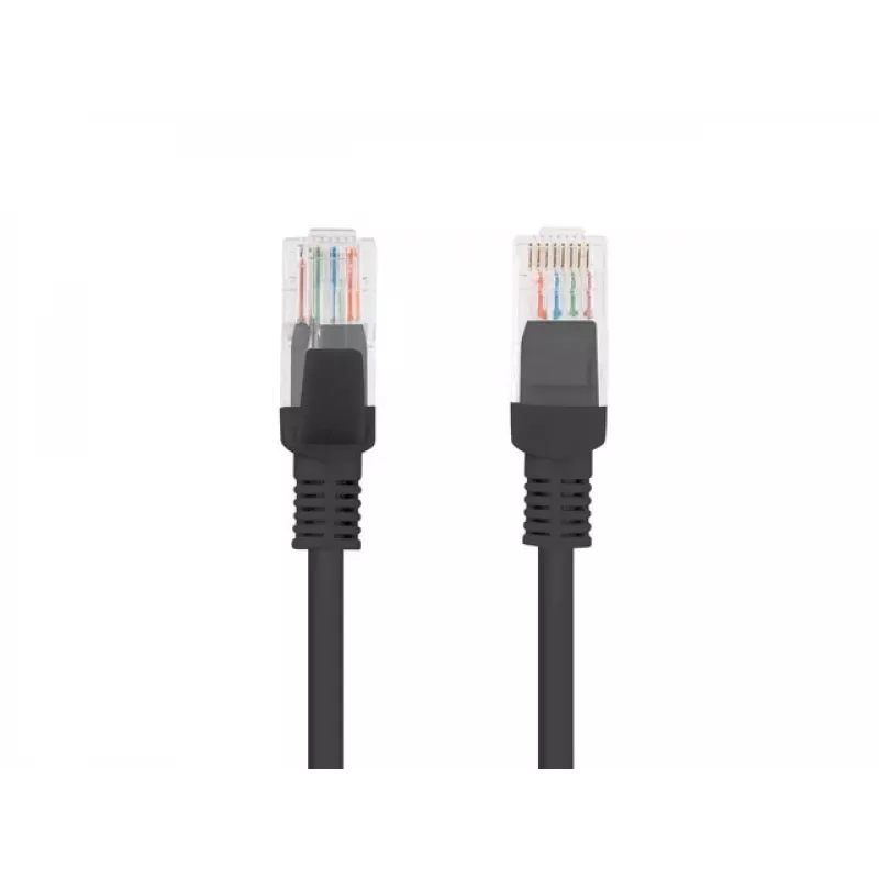 Cable de red LANBERG PCU5-10CC-0100-BK RJ-45 Cat5e, U/UTP, 1 m, negro
