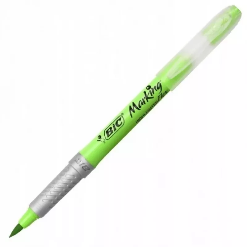 Subrayador BIC FLEX verde 1 ud. 494619