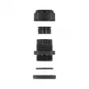 Prensaestopas DeLOCK 60387 negro plástico 2 uds.