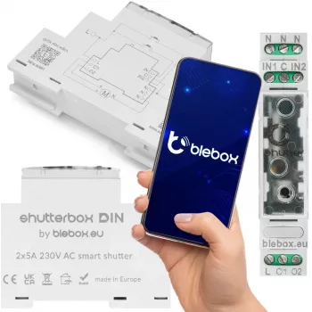 Módulo de control de persianas bleBox 37578 para persianas