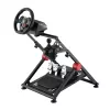 NanoRS RS155 Soporte plegable de acero para volante de gaming con soporte para pedales ajustable antideslizante