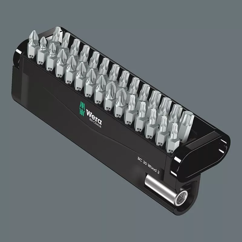 Wera 2 SB Juego de puntas para destornillador 30 uds. Phillips Pozidriv