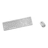 CHERRY DW 9100 Teclado y ratón incluidos universal RF Wireless + Bluetooth checo, eslovaco plateado