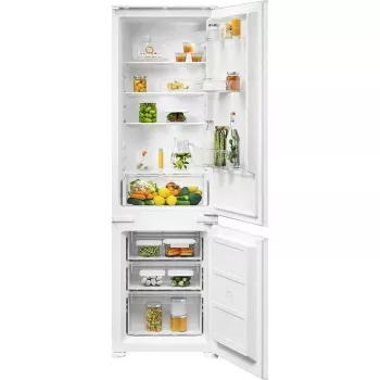 Frigorífico-congelador empotrable Electrolux ENS3SE18S – acero inoxidable, congelador arriba, puerta reversible, clase de eficiencia energética E
