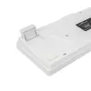 Teclado White Shark RONIN blanco USB QWERTY 68 teclas LED