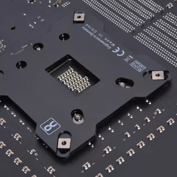 Backplate Alphacool 13071 Acero inoxidable Negro 90mm