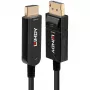Cable DisplayPort 1.2 a HDMI 18G híbrido de fibra óptica Lindy 10m