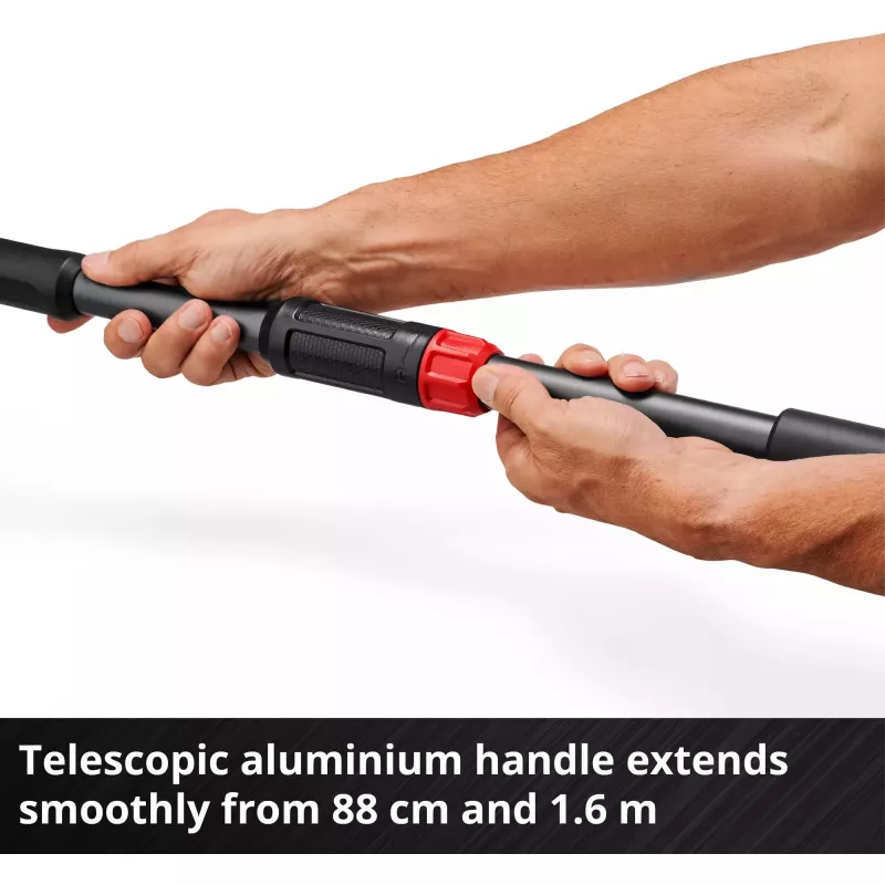 Tijera de podar EINHELL GP-LS 18/28 Li T BL-Solo — tijera de podar de bypass telescópica inalámbrica, 18 V, capacidad de corte 2,8 cm, mango de aluminio