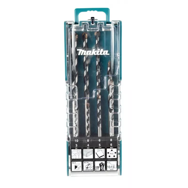 Set de brocas universales HM/CT MAKITA 8 uds.