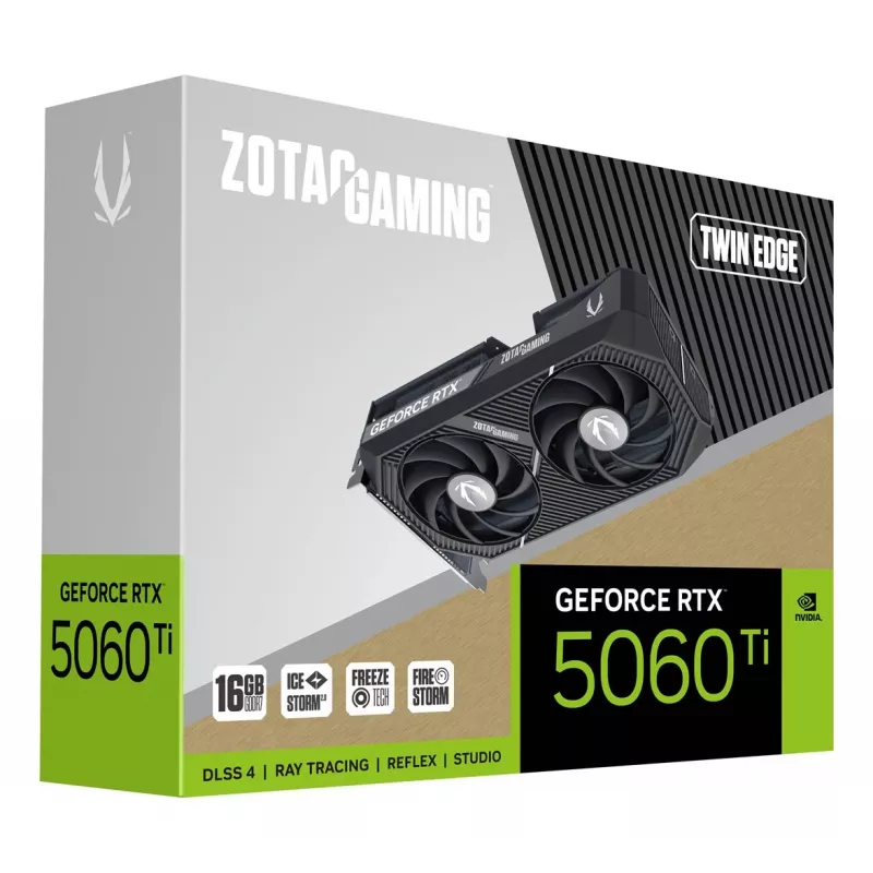 Tarjeta gráfica ZOTAC GAMING GeForce RTX 5060 Twin Edge 8GB GDDR7