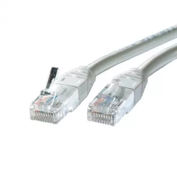 Cable de parcheo UTP ROLINE Cat.5e gris 15 m