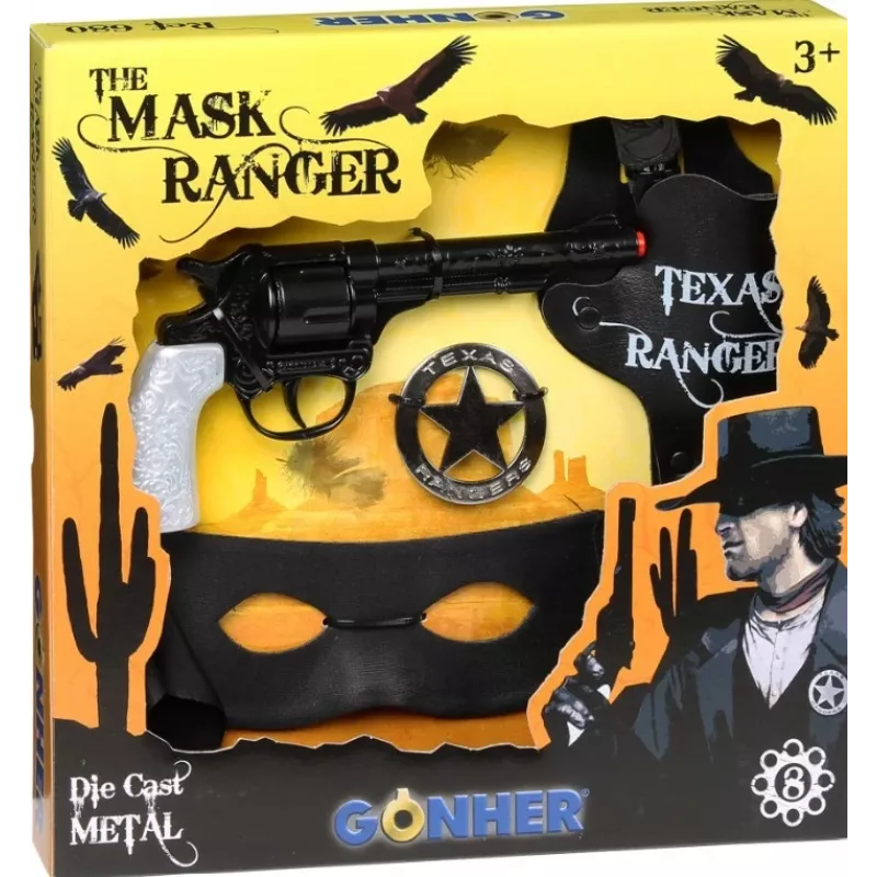 Gonher set de vaquero con máscara