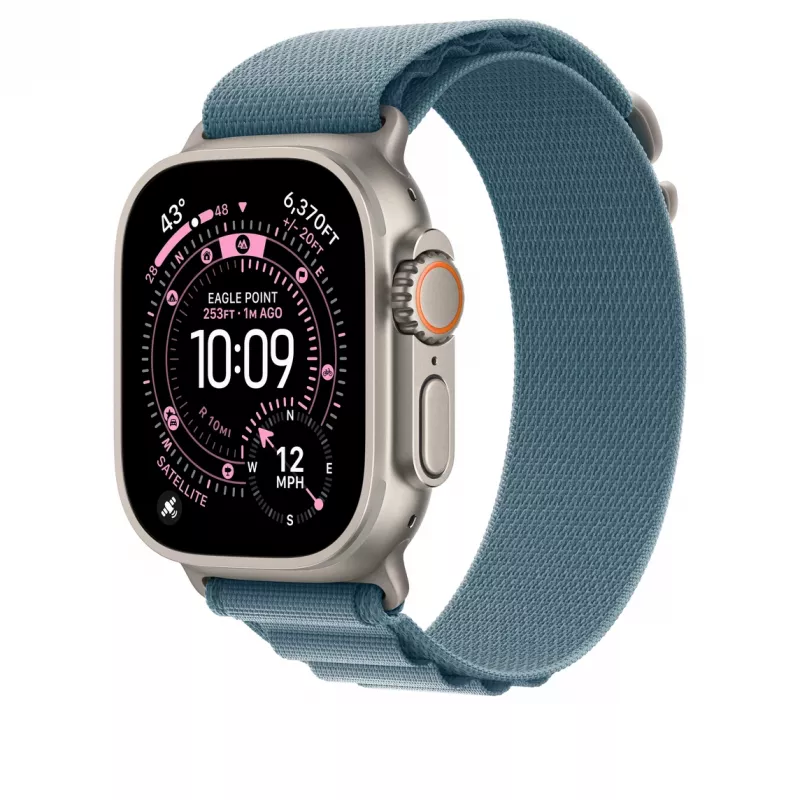 Correa Apple MFTH4ZM/A accesorio para smartwatch Blue Titanium