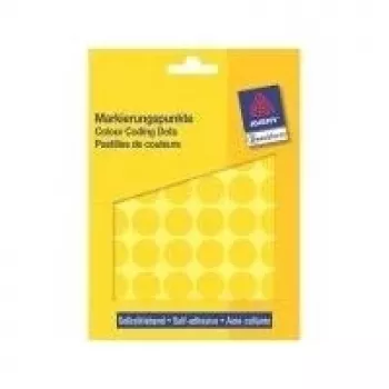 Puntos de codificación por colores Avery 3377 amarillo