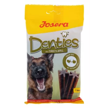JOSERA Denties pavo con manzana - Snack para perros - 180g