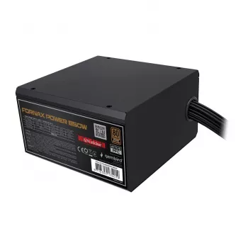 Gembird CCC-PSUBRONZE-850W fuente de alimentación Fornax Power 850W PFC activo ventilador 12cm 80+Bronze caja en color