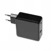 Fuente de alimentación para portátil IBOX IUZ65WA, AC/DC automática 100–240V → 18,5–20,5V, 65W, 1×USB, negra