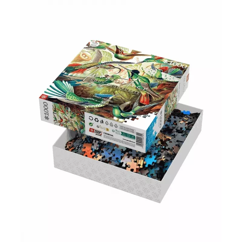 Puzzle Imagination Ernst Haeckel Colibríes 1000 piezas