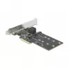Tarjeta SATA y M.2 PCI Express DeLOCK 3 puertos SATA y 2 ranuras M.2 Key B