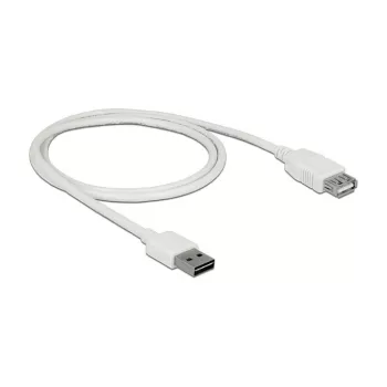 Cable USB DeLOCK 85199 USB 2.0 1 m USB A blanco