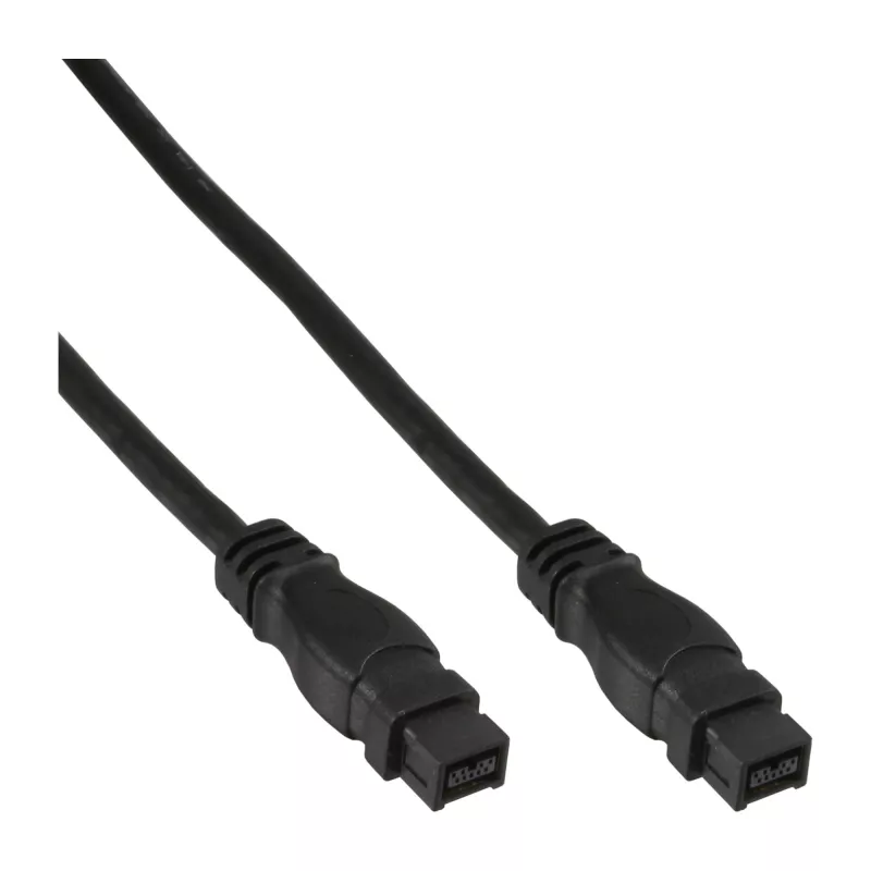 Cable FireWire 800 InLine 39902 1,8 m conector/conector negro