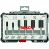 Bosch 2607017466 juego de fresas para ranurar, 6 piezas