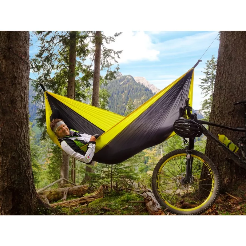 Adventure Hammock Yellowstone AZ-1030413, hamaca de camping amarillo/negro