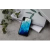 Funda para móvil iKins para iPhone XR – lago azul exterior, negro interior